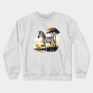 Zebra Lover Crewneck Sweatshirt